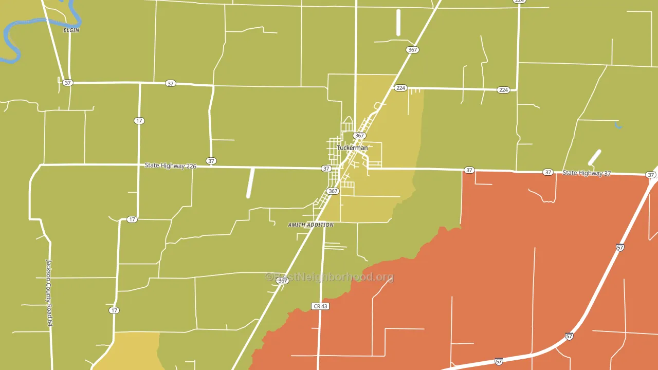 72473, AR block-group voter-turnout map