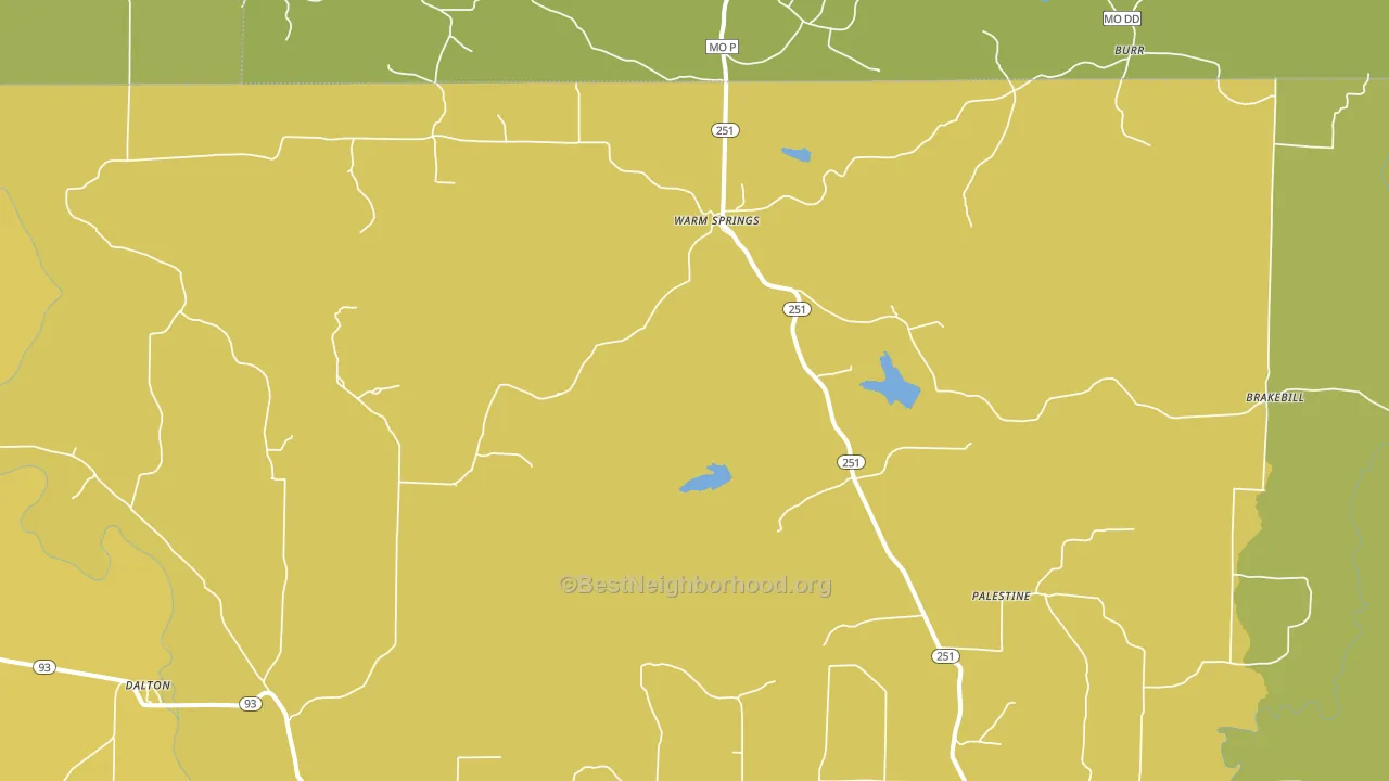 72478, AR block-group voter-turnout map