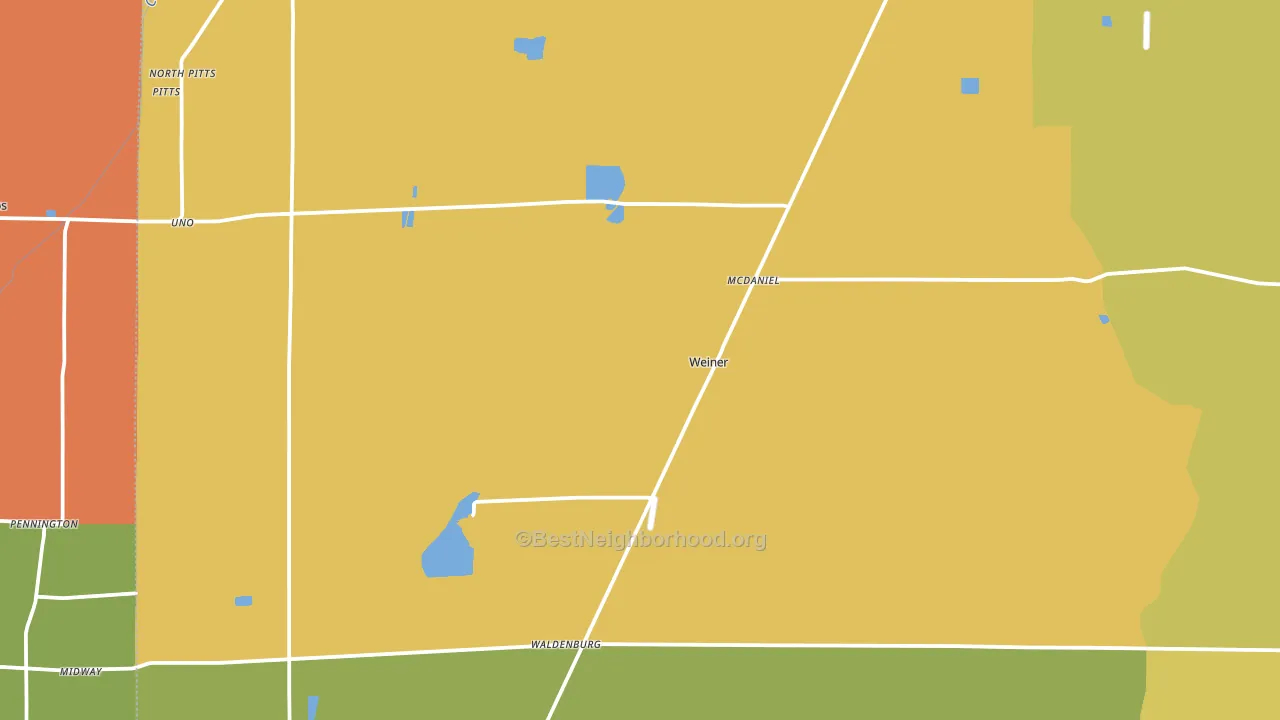 72479, AR block-group voter-turnout map