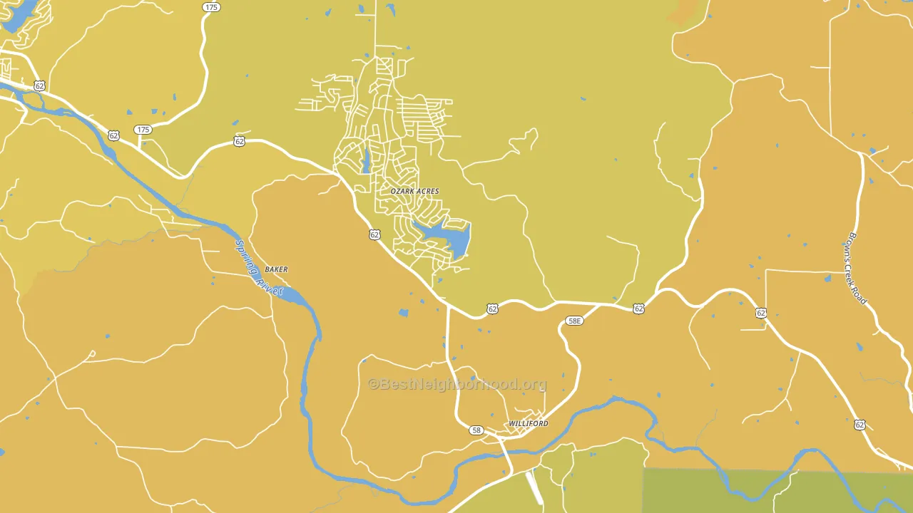 72482, AR block-group voter-turnout map