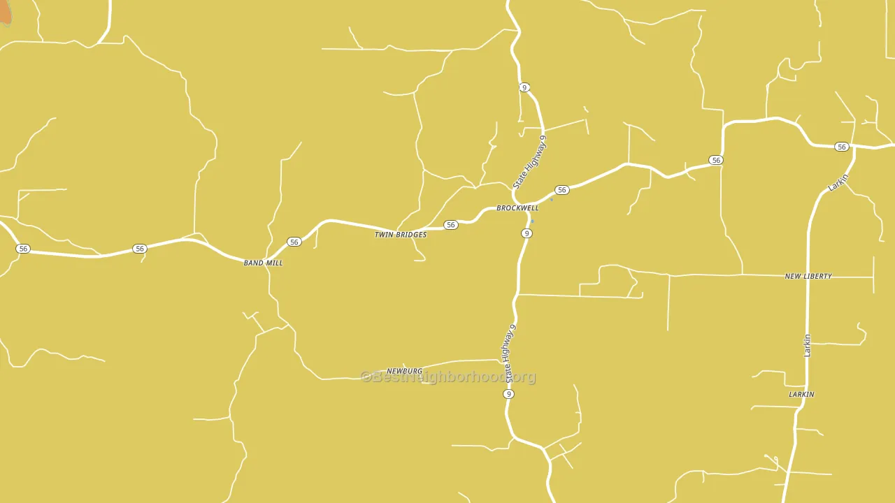72517, AR block-group voter-turnout map