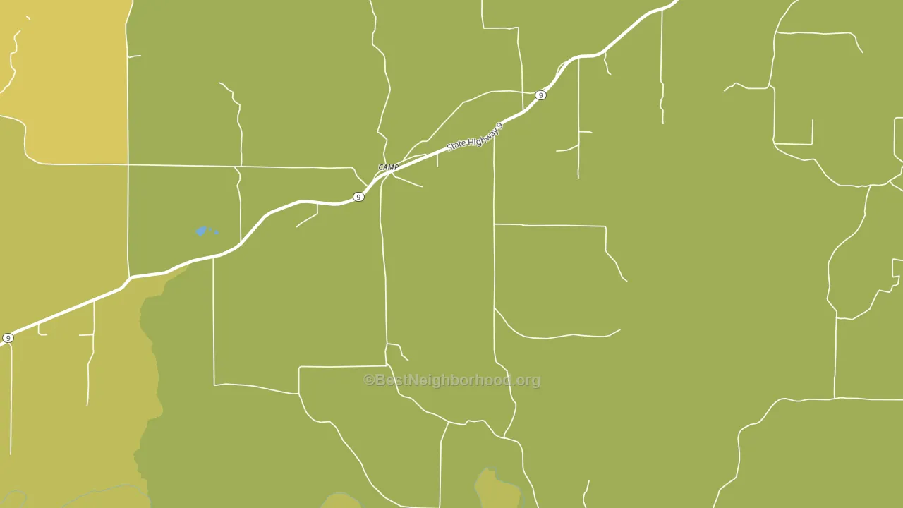 72520, AR block-group voter-turnout map