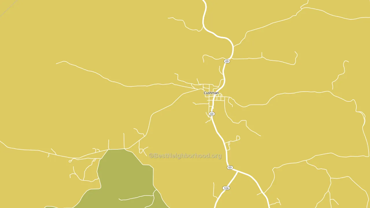 72526, AR block-group voter-turnout map