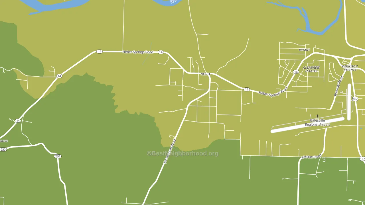 72527, AR block-group voter-turnout map