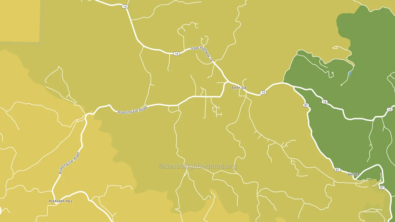 72533, AR block-group voter-turnout map