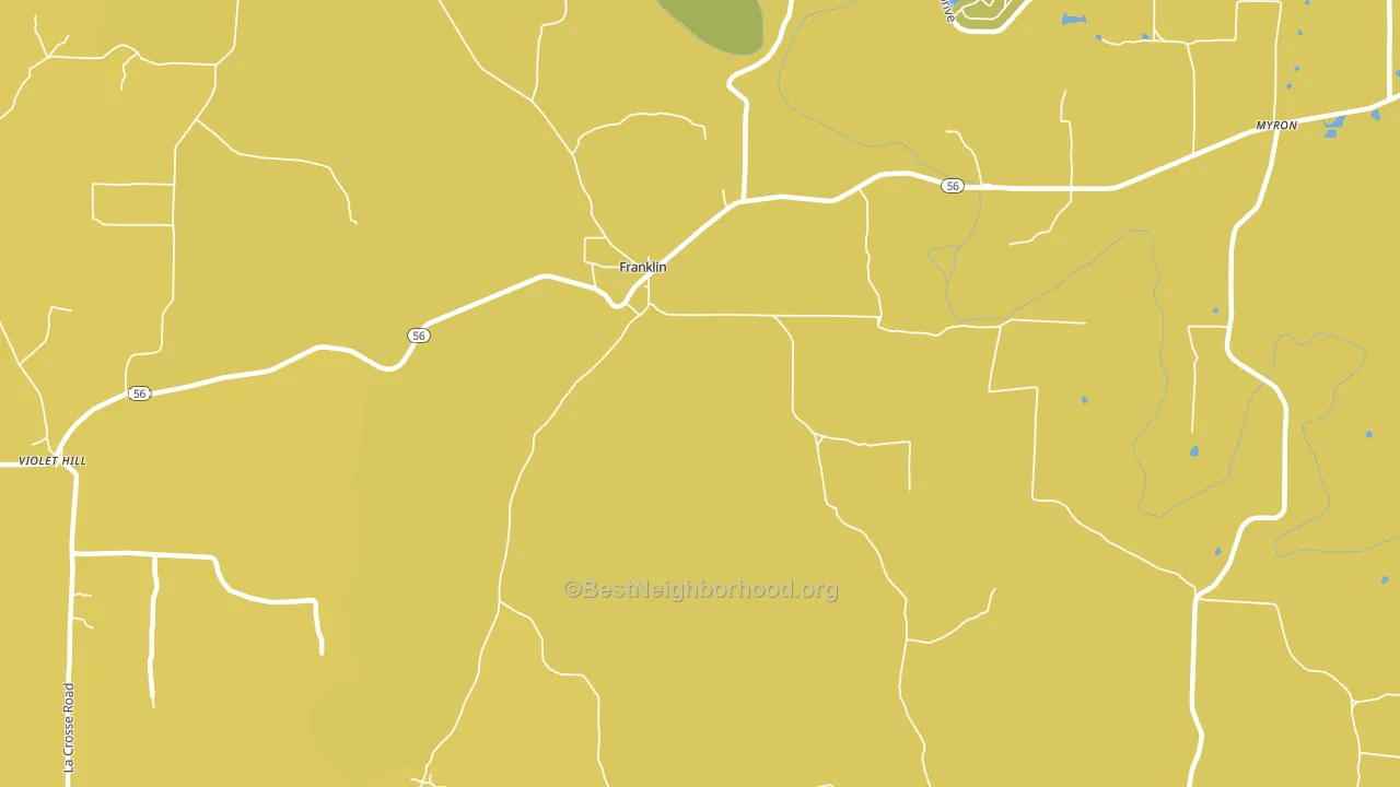 72536, AR block-group voter-turnout map