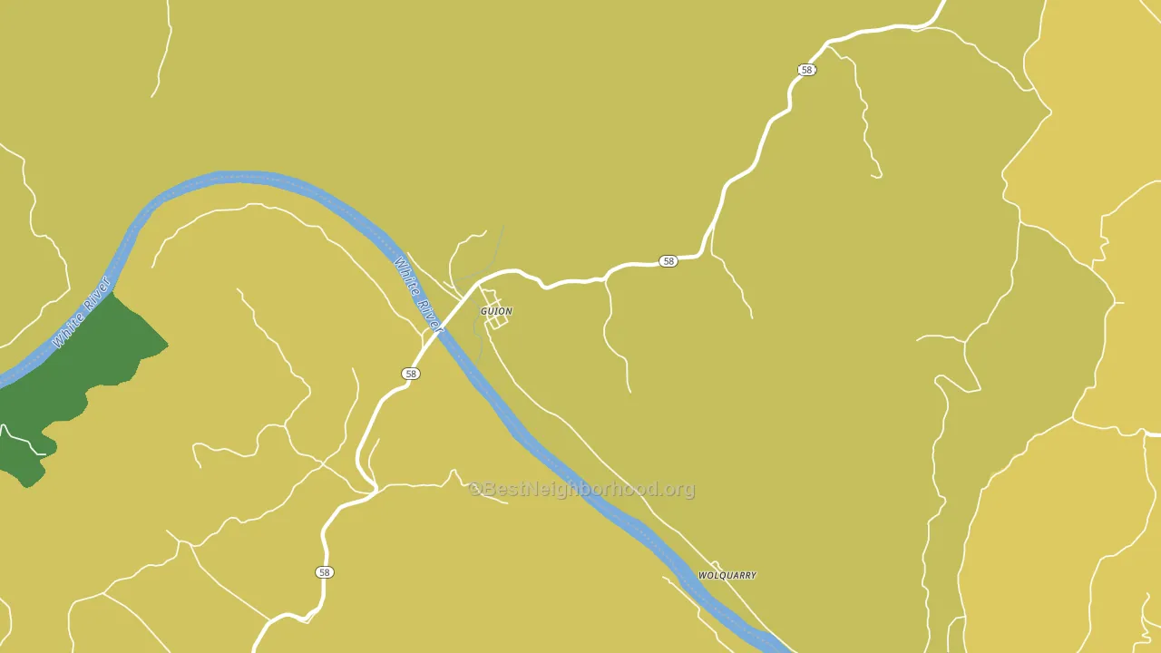 72540, AR block-group voter-turnout map