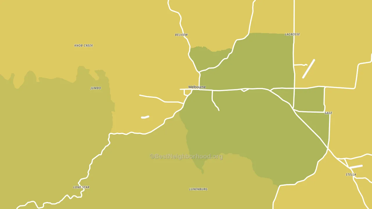72556, AR block-group voter-turnout map