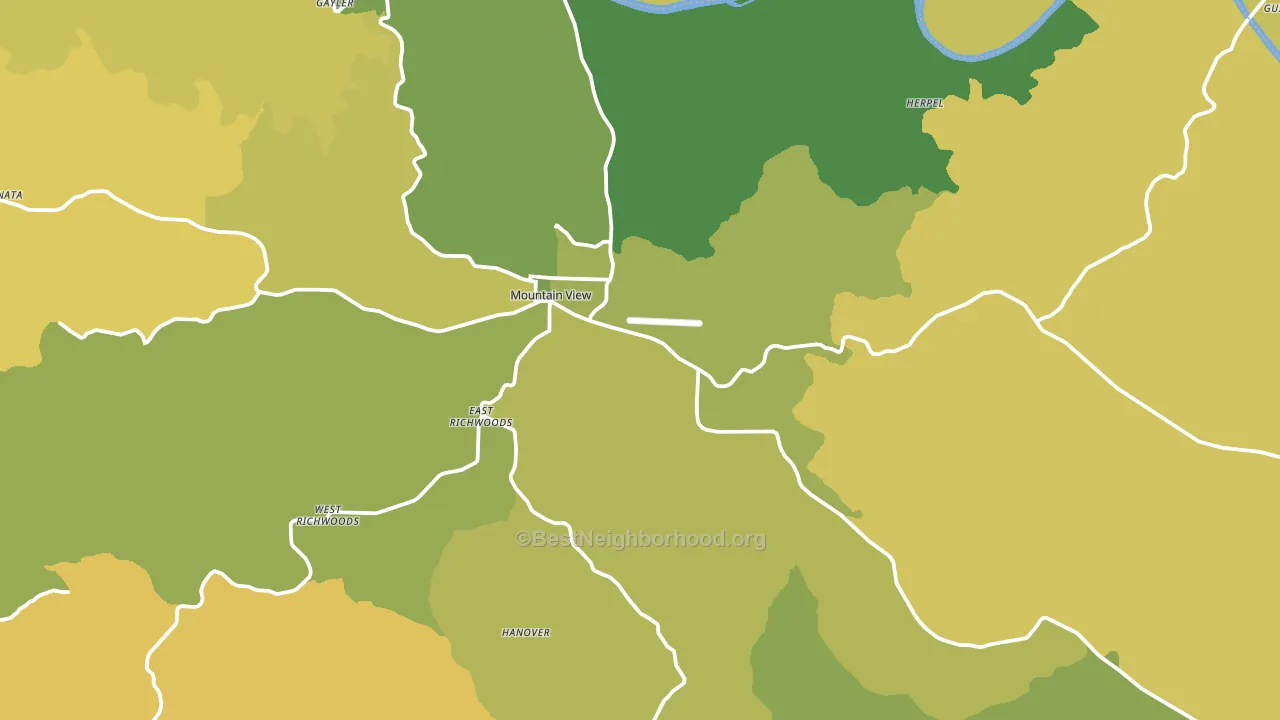 72560, AR block-group voter-turnout map