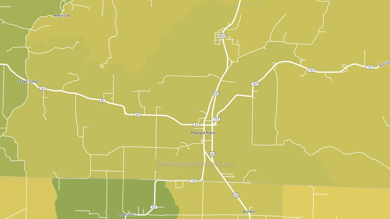 72568, AR block-group voter-turnout map