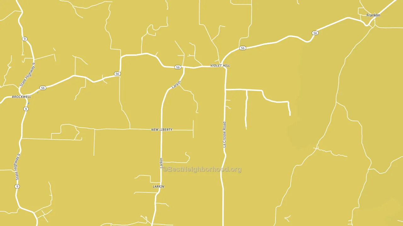 72584, AR block-group voter-turnout map