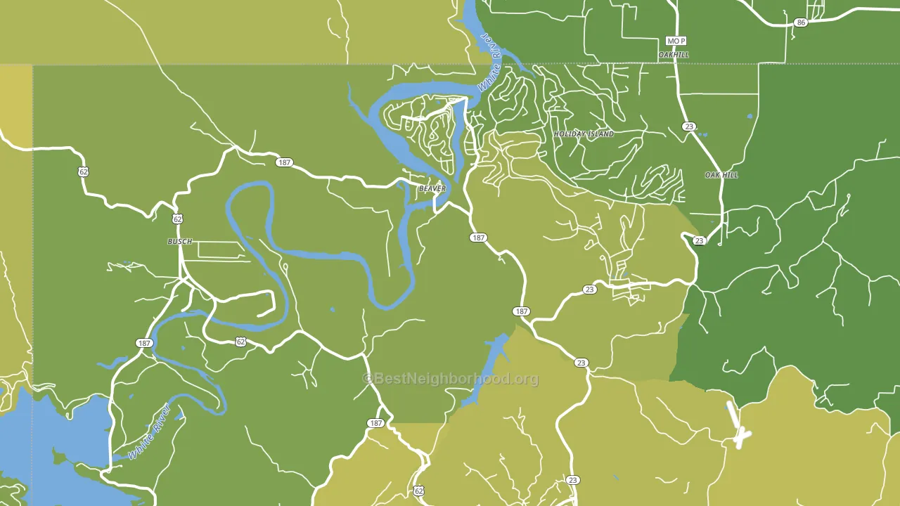 72631, AR block-group voter-turnout map
