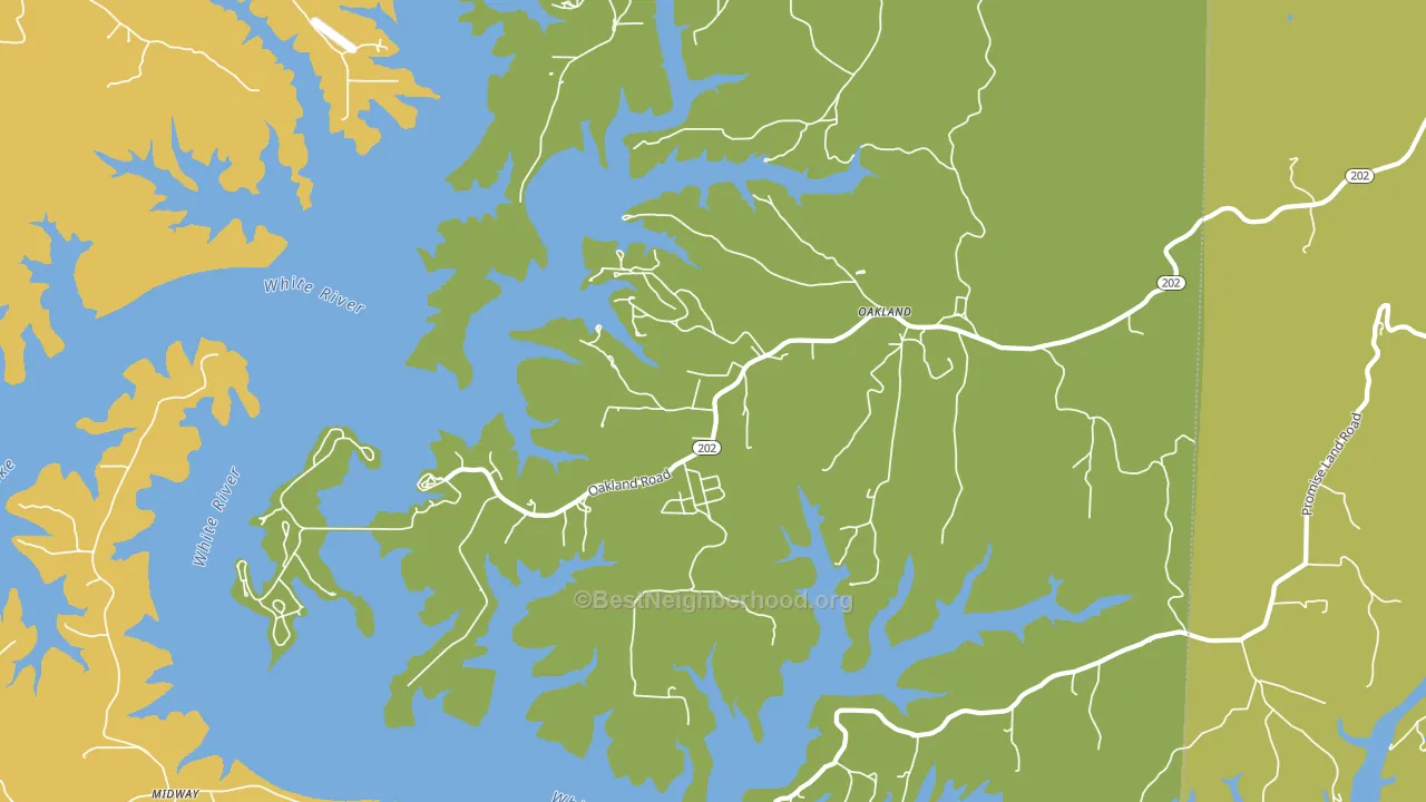 72661, AR block-group voter-turnout map