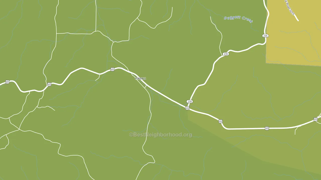 72669, AR block-group voter-turnout map