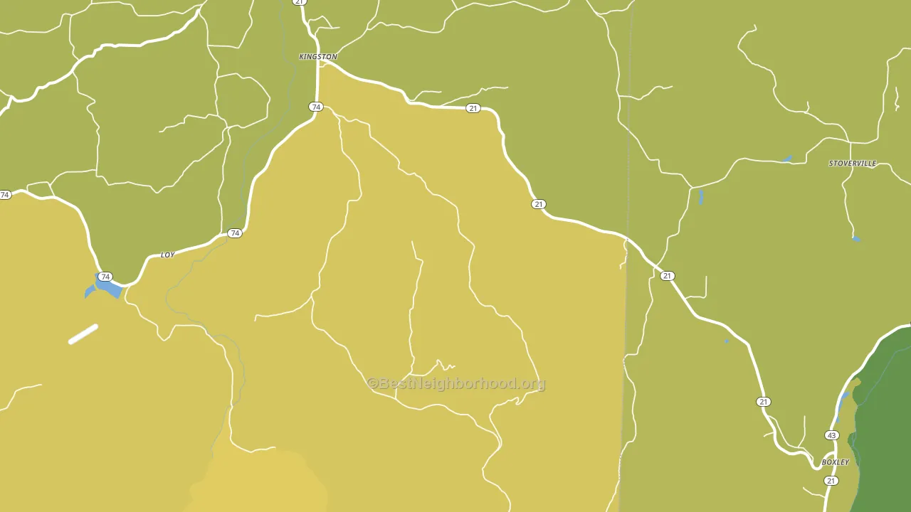 72742, AR block-group voter-turnout map