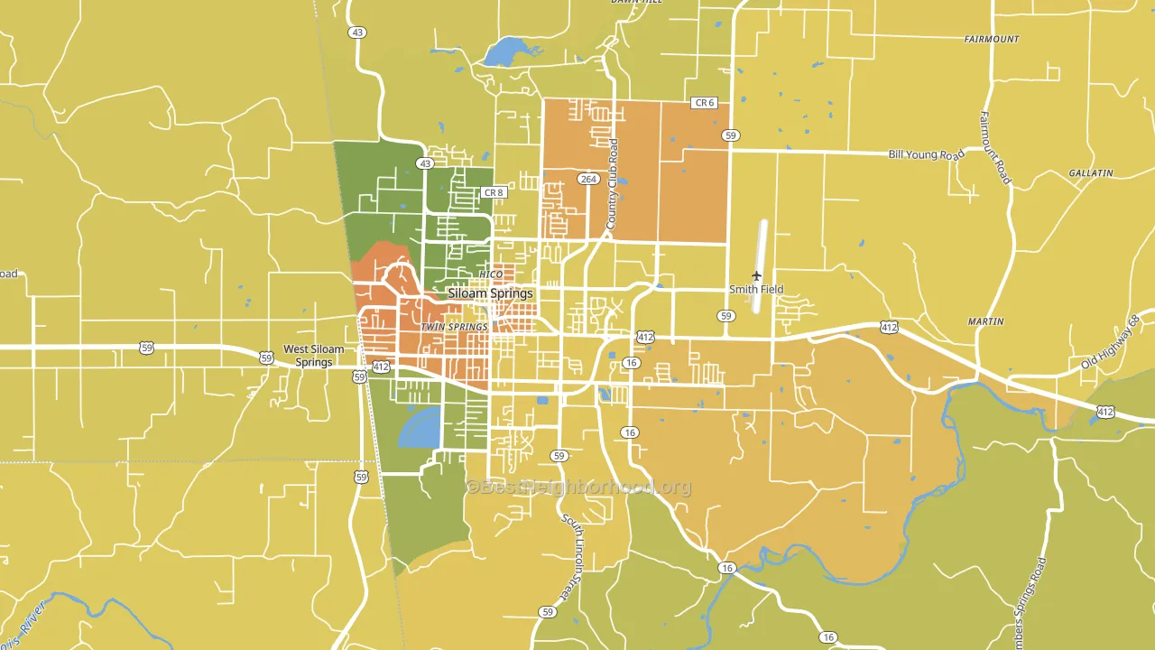 72761, AR block-group voter-turnout map