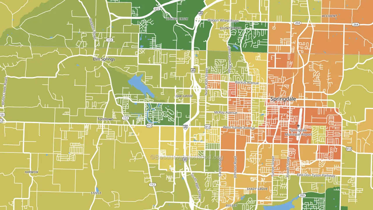 72762, AR block-group voter-turnout map