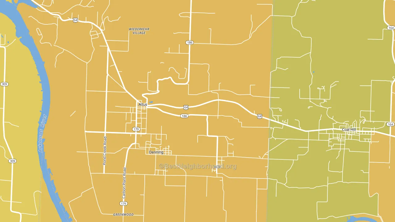 72821, AR block-group voter-turnout map