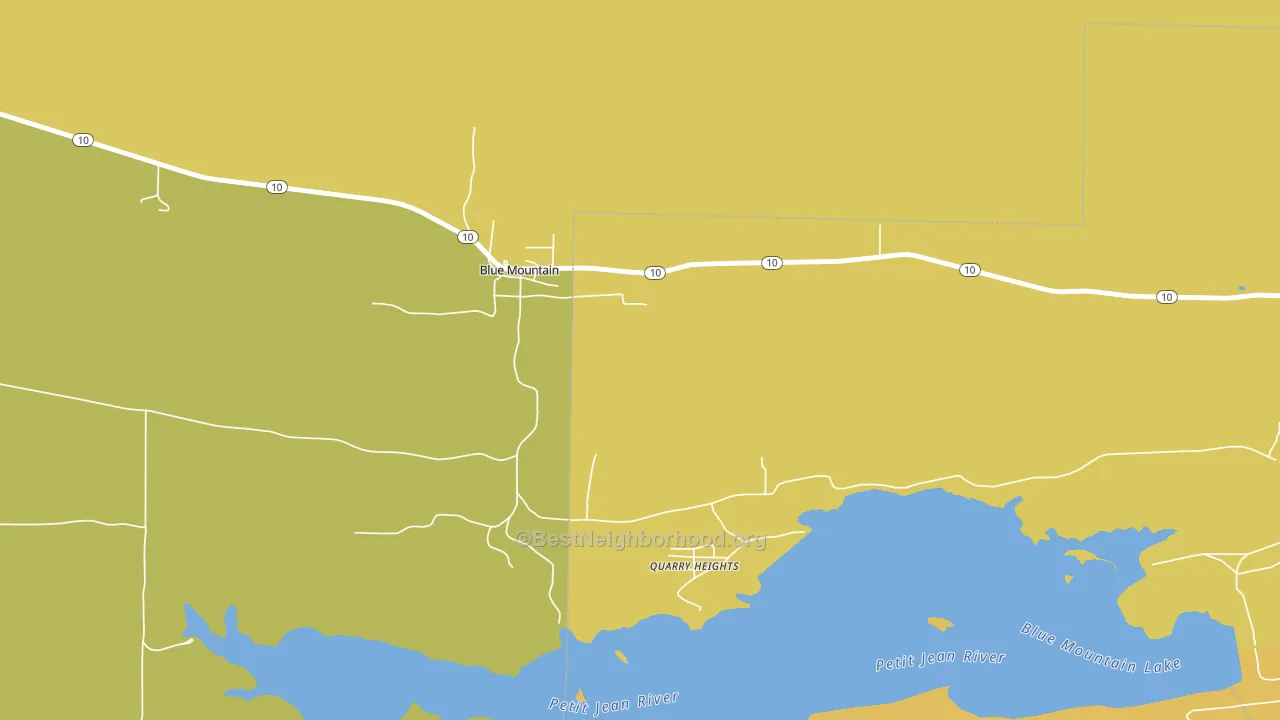 72826, AR block-group voter-turnout map
