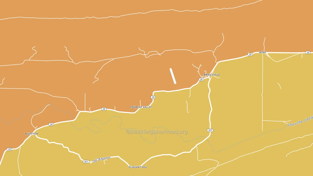 72828, AR block-group voter-turnout map