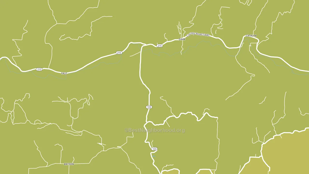72852, AR block-group voter-turnout map