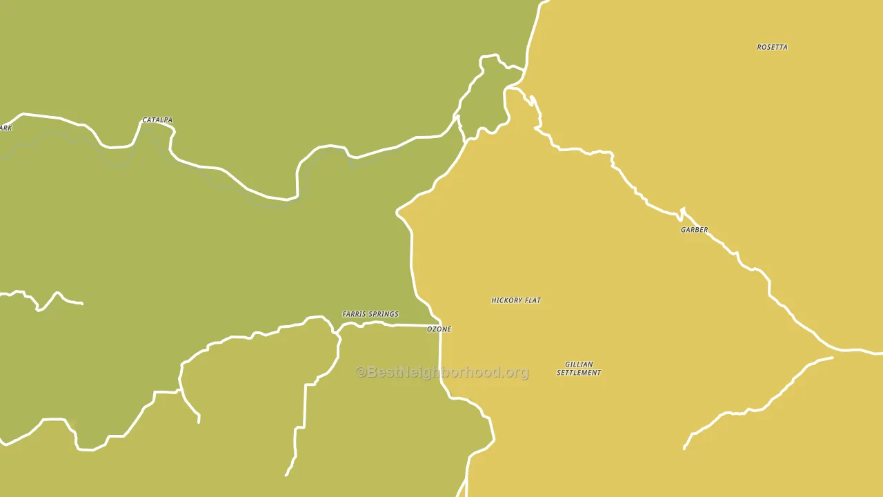 72854, AR block-group voter-turnout map