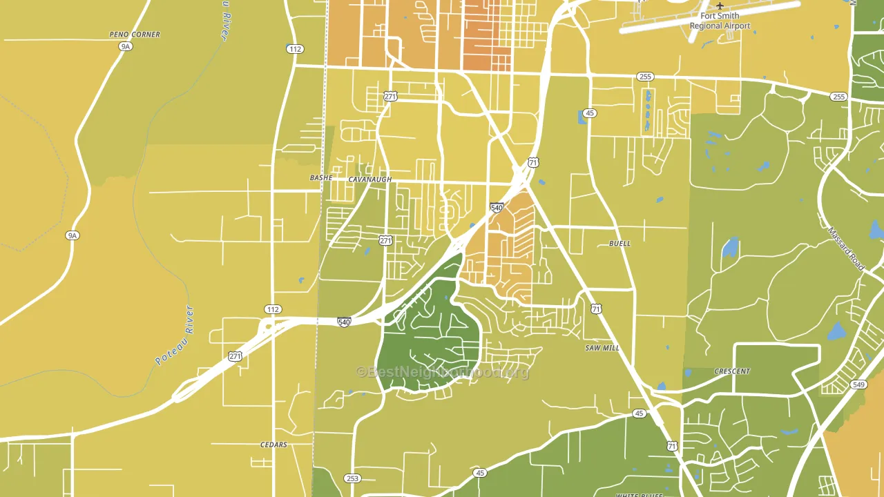 72908, AR block-group voter-turnout map