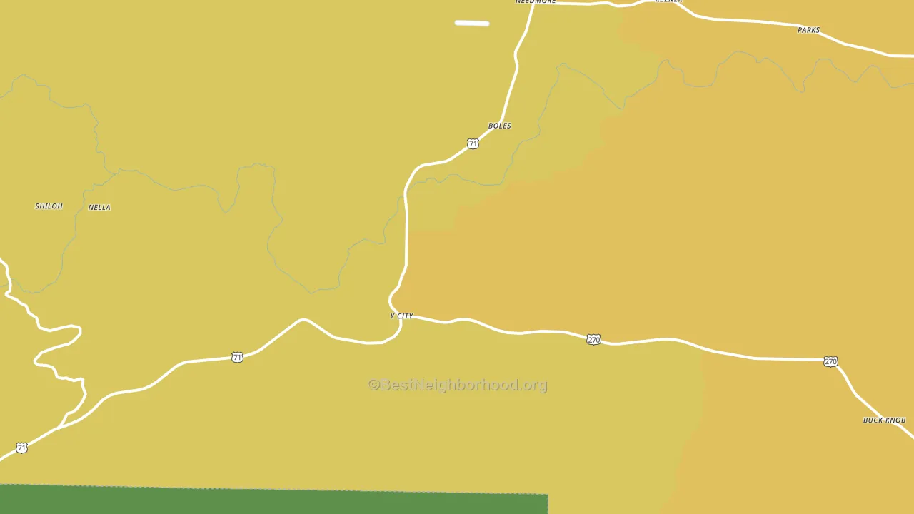 72926, AR block-group voter-turnout map