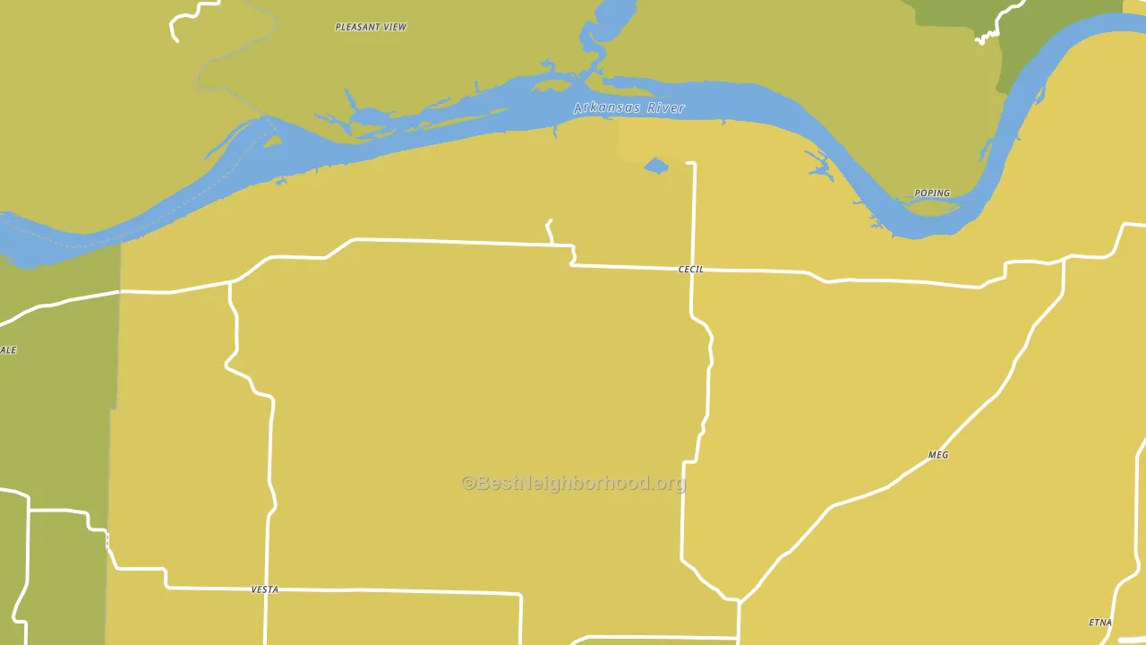 72930, AR block-group voter-turnout map