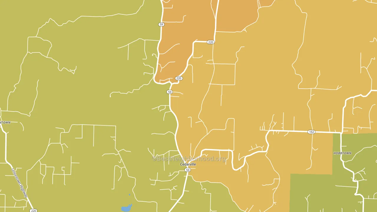 72932, AR block-group voter-turnout map