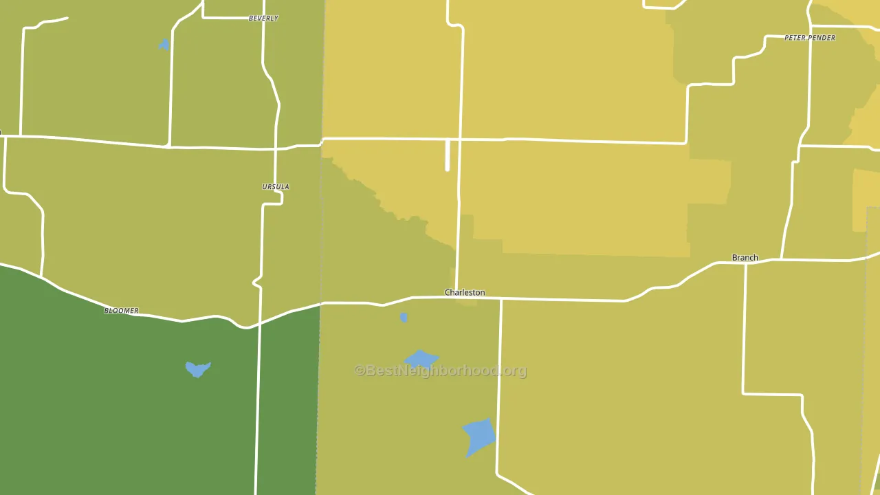 72933, AR block-group voter-turnout map