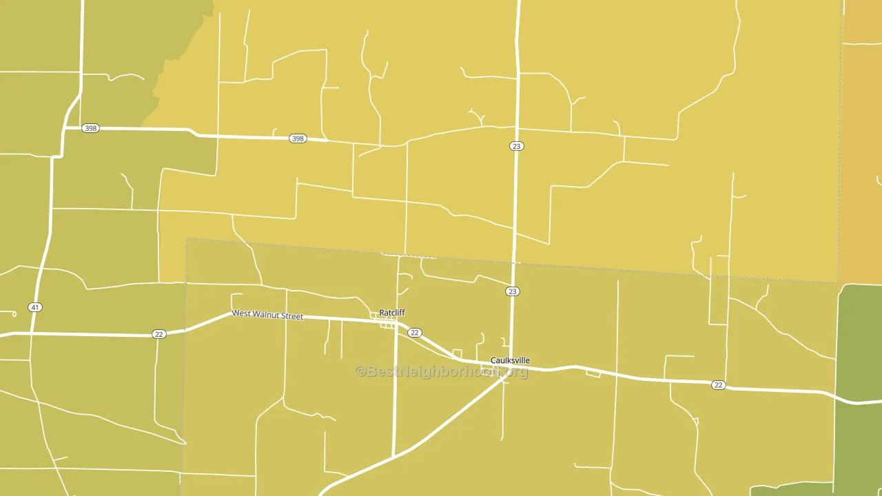 72951, AR block-group voter-turnout map