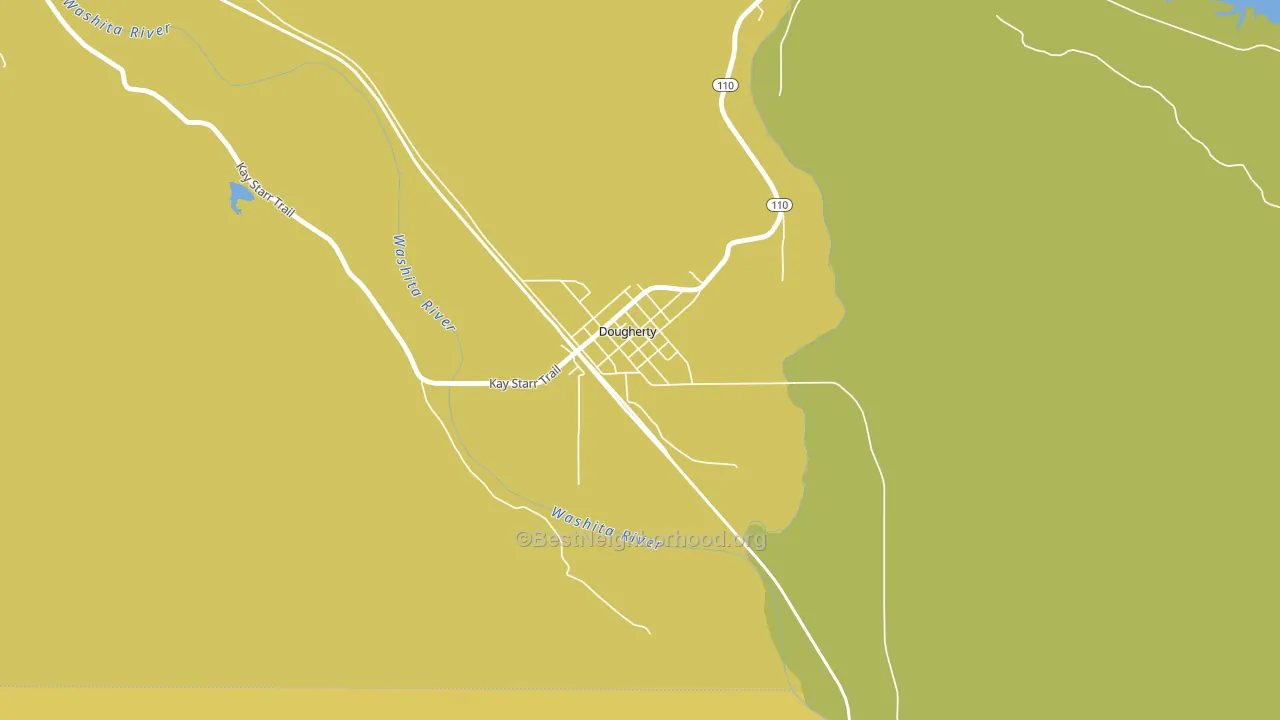 73032, OK block-group voter-turnout map