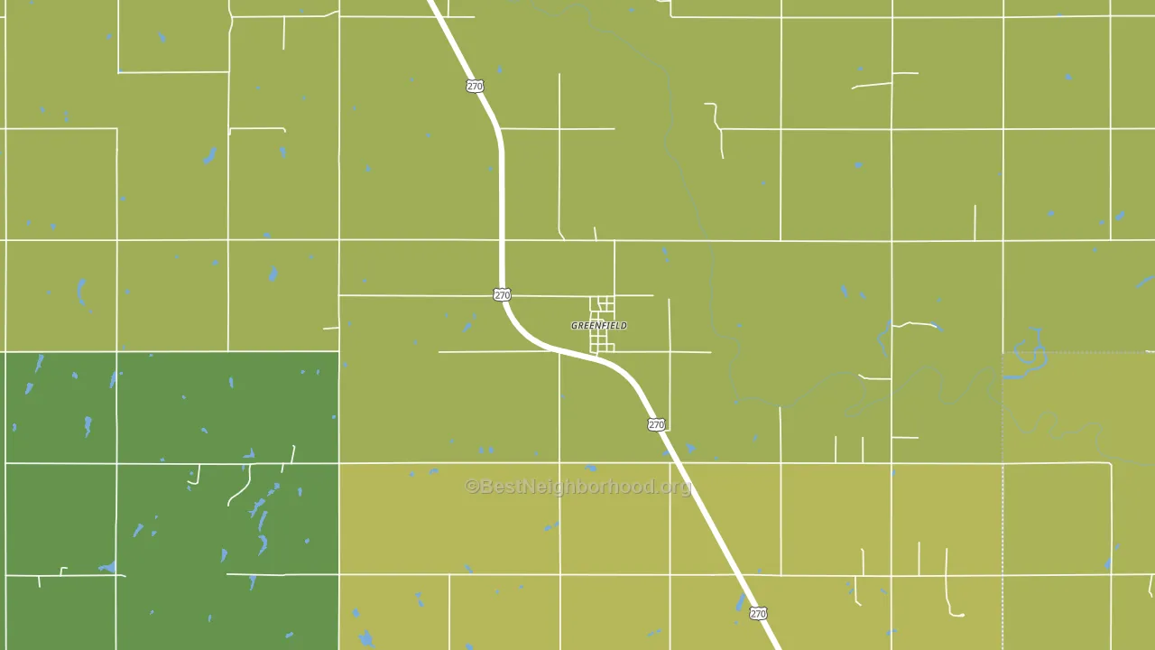73043, OK block-group voter-turnout map