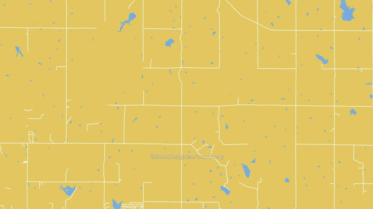 73058, OK block-group voter-turnout map