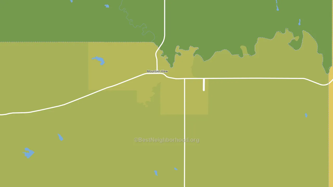 73062, OK block-group voter-turnout map