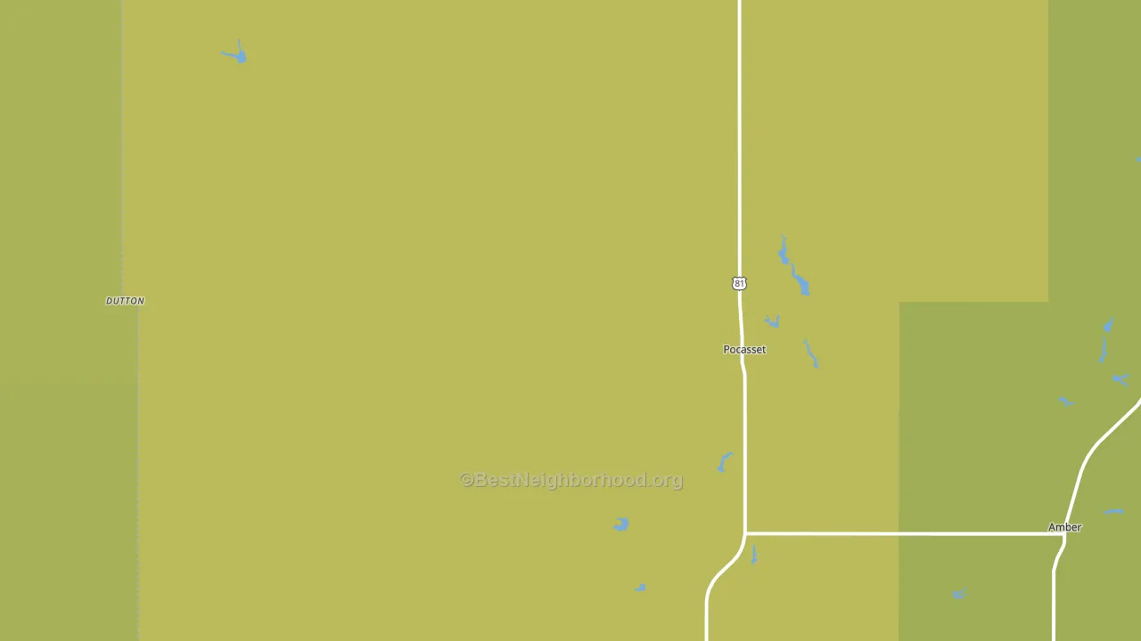 73079, OK block-group voter-turnout map