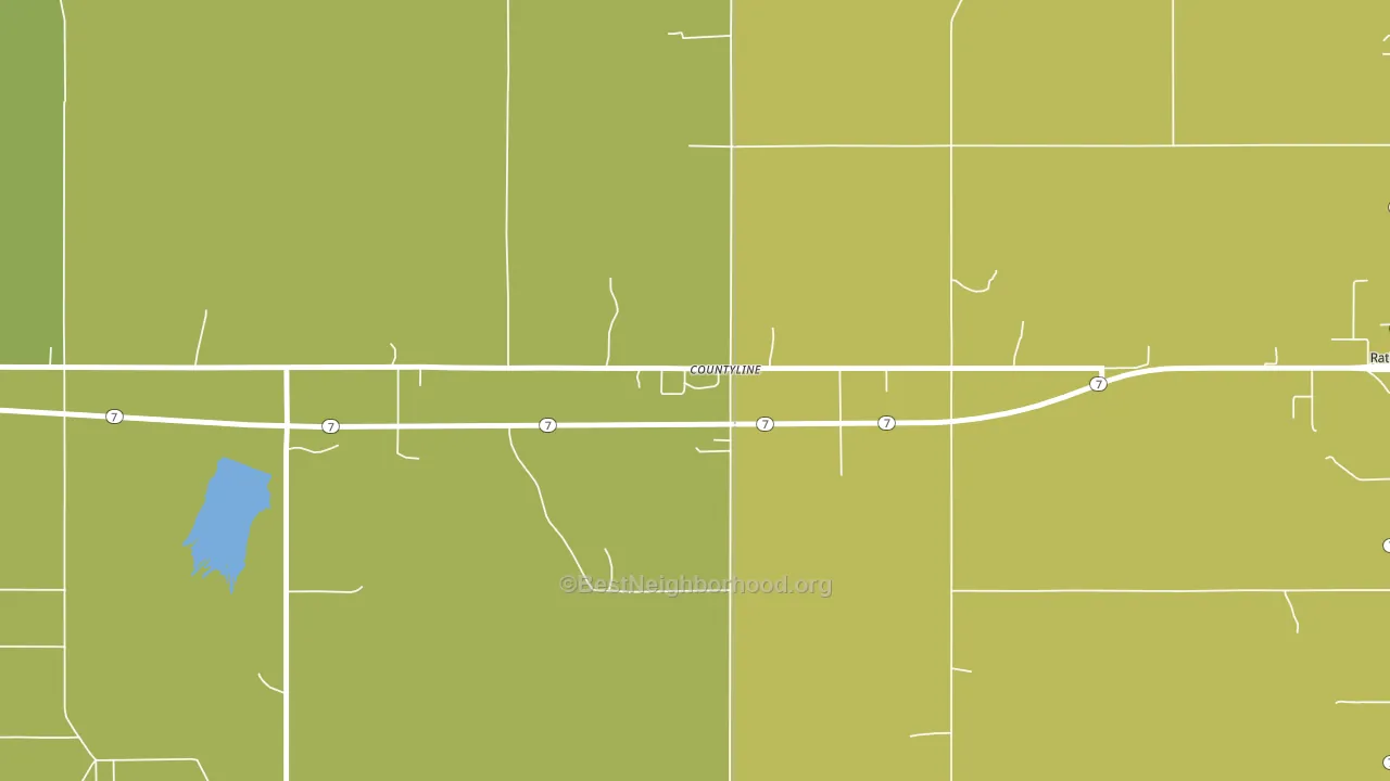 73425, OK block-group voter-turnout map