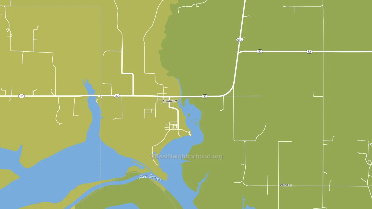 73440, OK block-group voter-turnout map