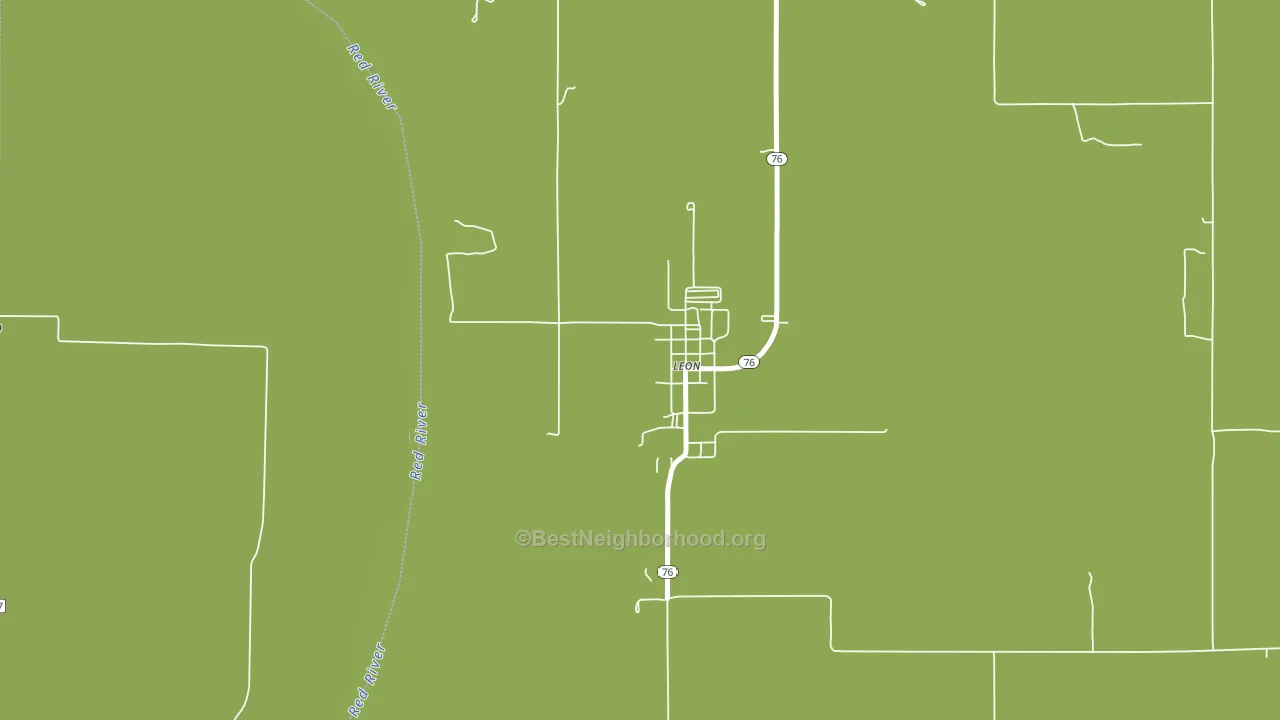 73441, OK block-group voter-turnout map