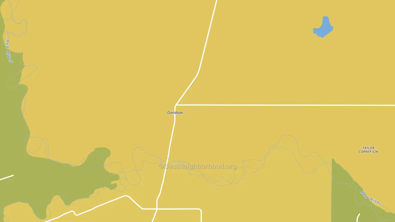 73530, OK block-group voter-turnout map