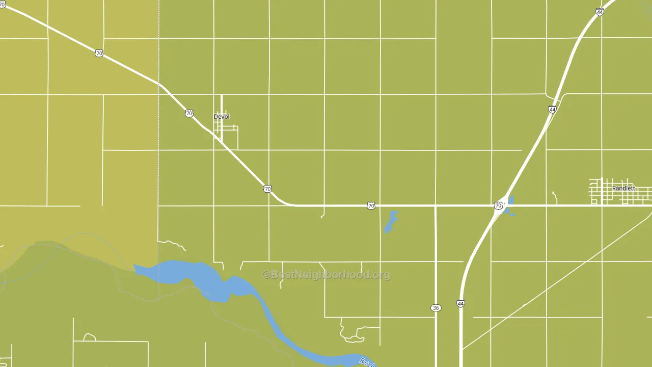 73531, OK block-group voter-turnout map