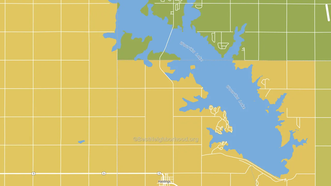 73548, OK block-group voter-turnout map