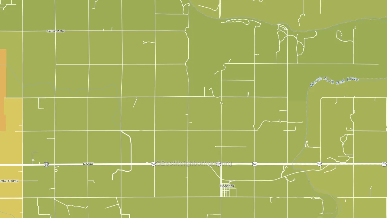 73549, OK block-group voter-turnout map