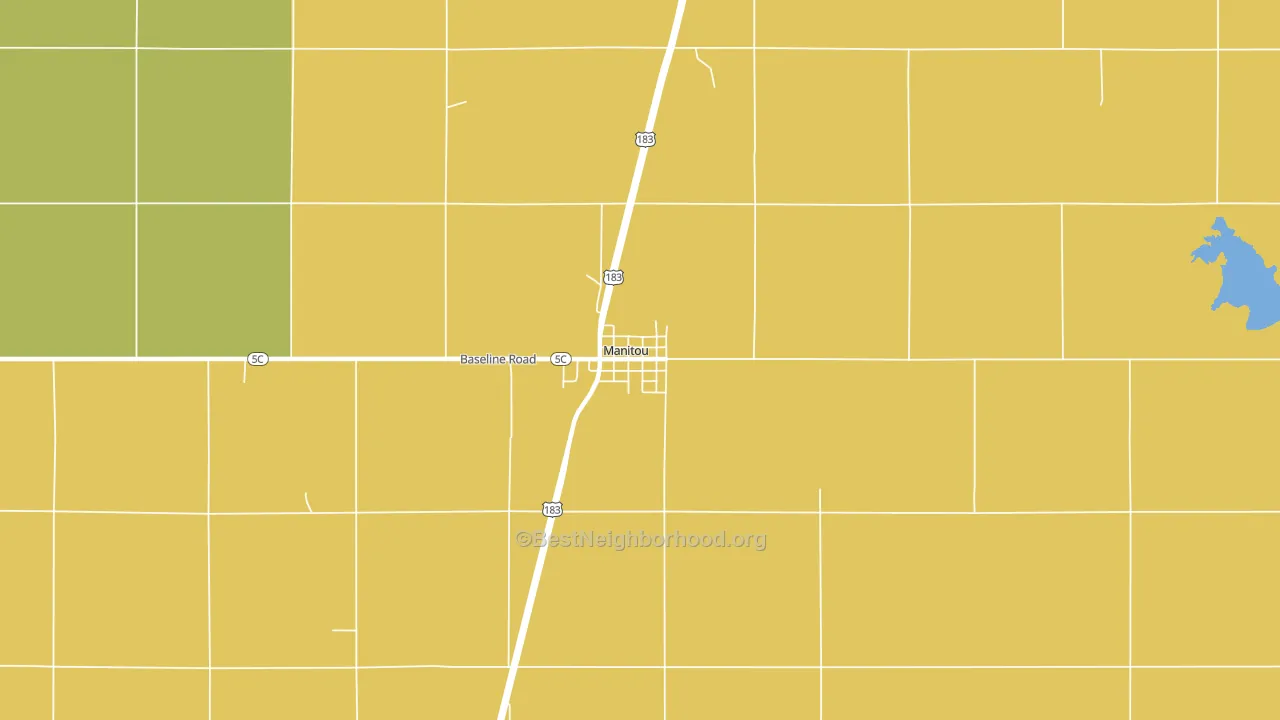 73555, OK block-group voter-turnout map