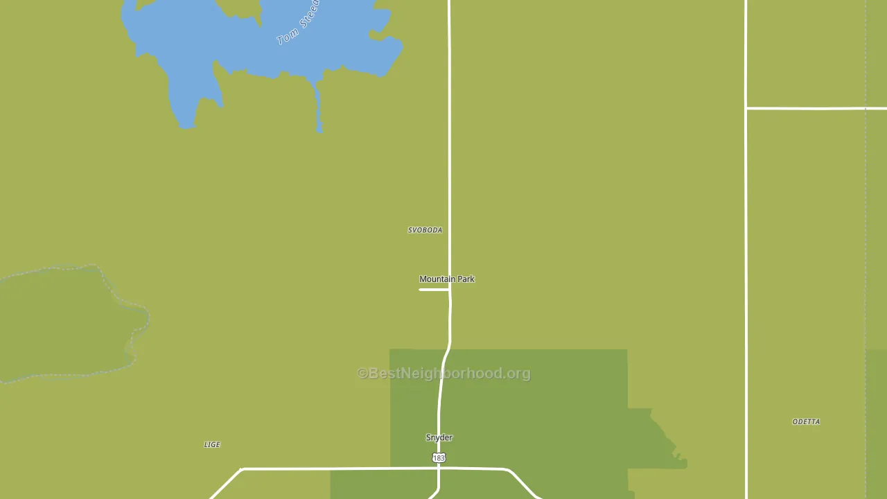 73559, OK block-group voter-turnout map