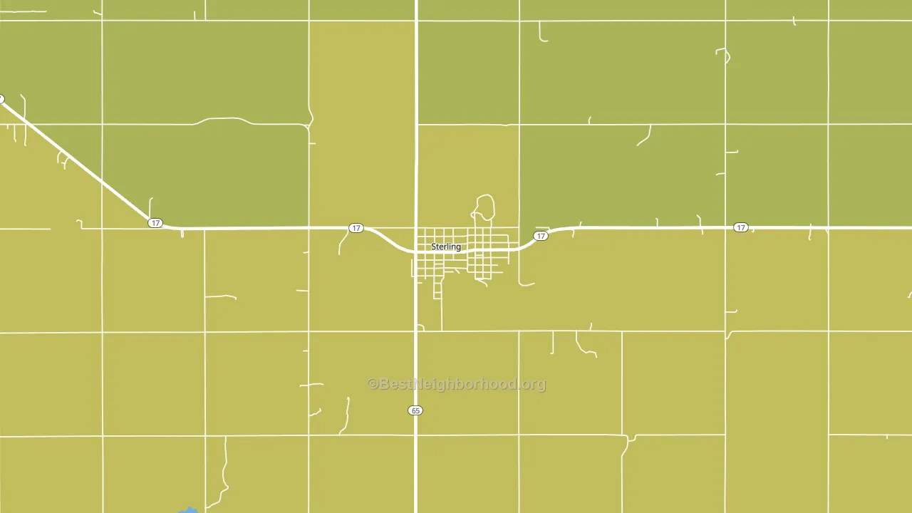 73567, OK block-group voter-turnout map