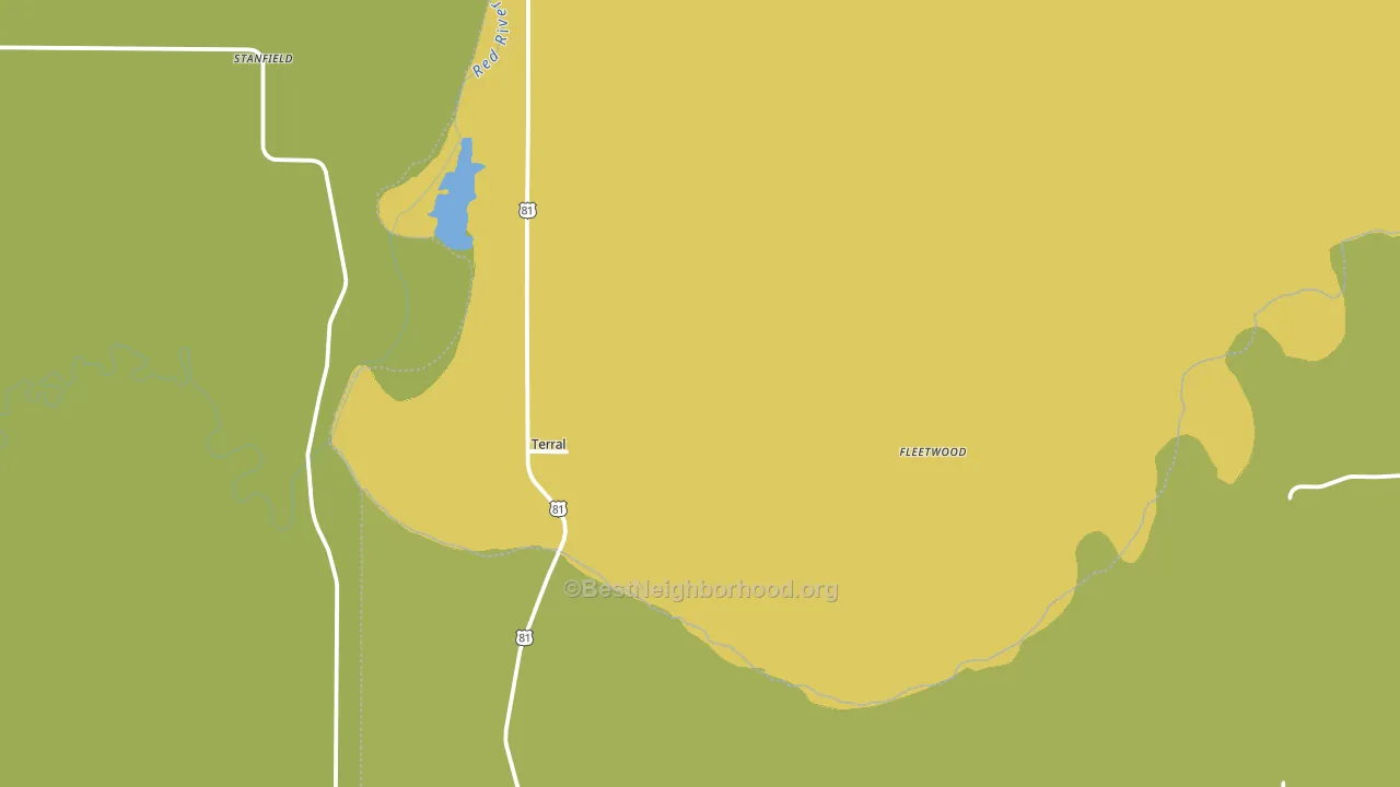 73569, OK block-group voter-turnout map