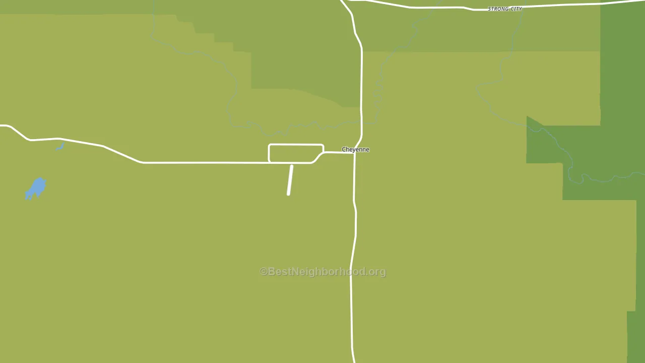 73628, OK block-group voter-turnout map