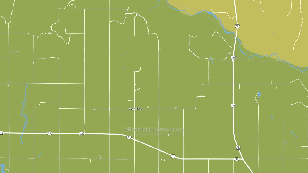 73638, OK block-group voter-turnout map